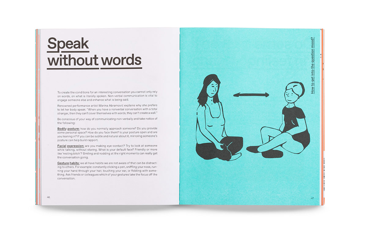 dare to ask book open question speak without words